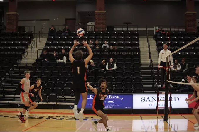 Men’s Volleyball Team Claims Victory in One Match but Faces a Tough Loss in Another Men’s Volleyball Team Claims Victory in One Match but Faces a Tough Loss in Another