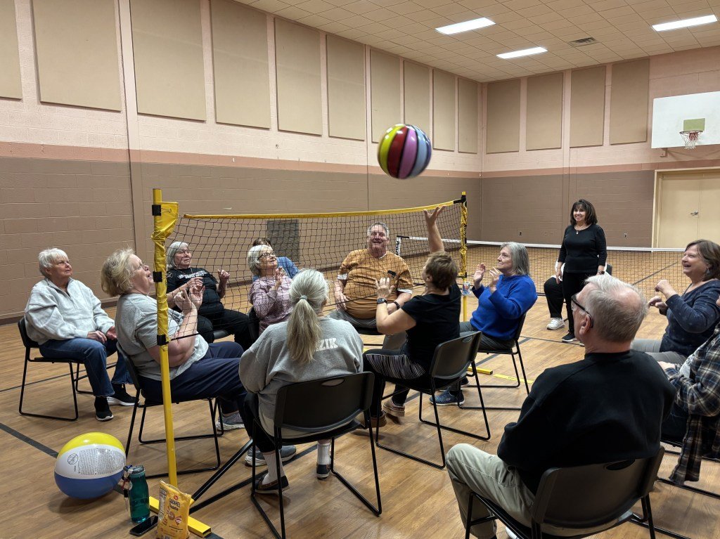 Chair volleyball provides exercise, laughs for Kirtland seniors