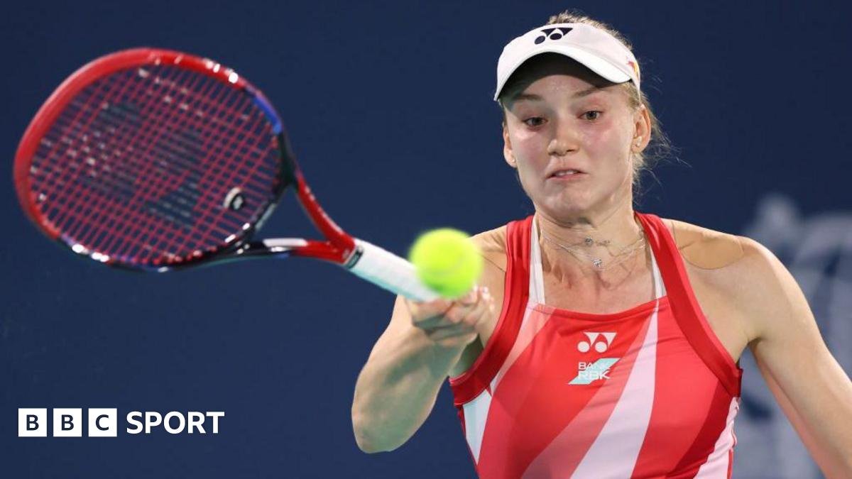 Abu Dhabi Open: Elena Rybakina through as Heather Watson eliminated Abu Dhabi Open: Elena Rybakina through as Heather Watson eliminated
